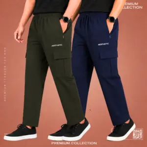 Premium Sports Cargo Trousers navy, olive