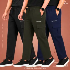 Premium Sports Cargo Trousers black, navy, olive